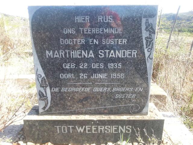 STANDER Marthiena 1935-1958