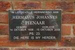 PIENAAR Hermanus Johannes 1938-2009