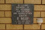 MUIR Owen R. 1922-1990