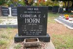 HORN Cornelia E.J. nee BOTHA 1890-1970