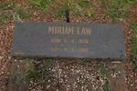 LAW Miriam 1876-1966