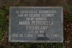 STEENKAMP Maria Petronella nee DE WIT 1916-1959