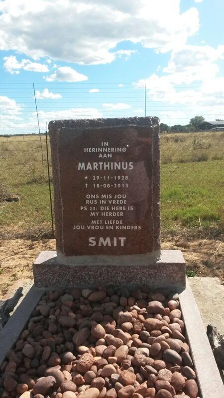SMITH Marthinus 1928-2013