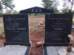 RAS Toekie 1943-1995 & Phyllis Yvonne 1943-
