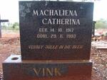 VINK Machaliena Catherina 1917-1993