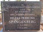 SPANGENBERG Helena Francina 1947-1990