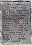 3. War Memorial 1939-1945 - Roll of honour