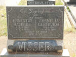 VISSER Ernestus Jacobus 1902-1932 & Cornelia Gertruida 1901-1988