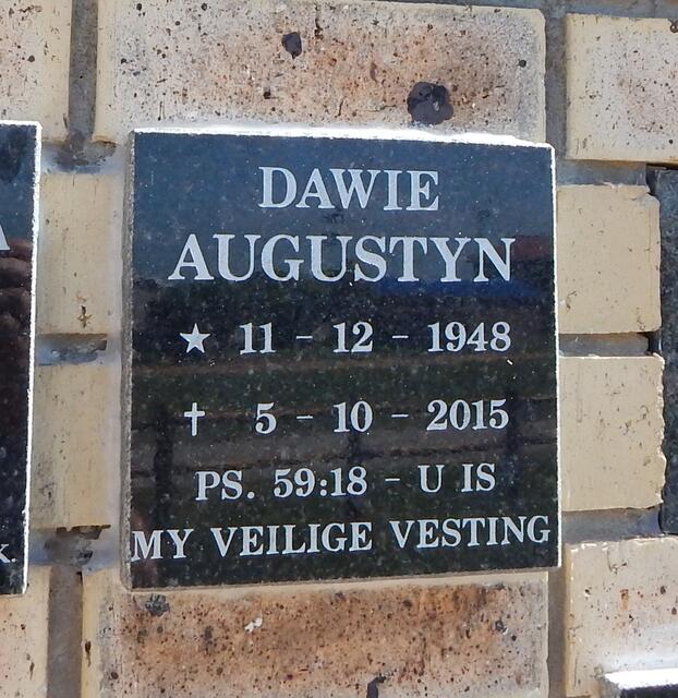 AUGUSTYN Dawie 1948-2015