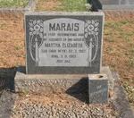 MARAIS Martha Elizabeth nee VAN WYK 1907-1963
