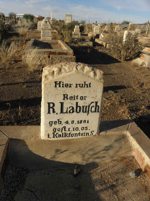 LABUSCH R. 1881-1905