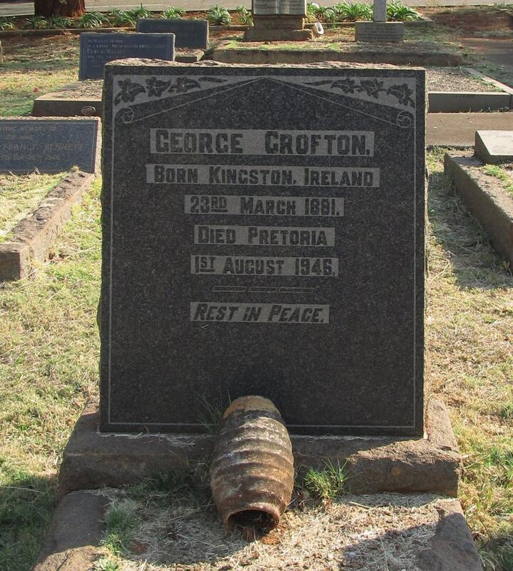 CROFTON George 1881-1946