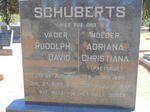 SCHUBERTS Rudolph David 1891-1973 & Adriana Christiana PRETORIUS 1890-1977