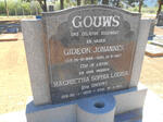 GOUWS Gideon Johannes 1888-1967 & Magrietha Sophia Louisa GREEFF 1909-1971