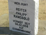 RAMSBOLD Philipp -1898