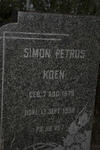KOEN Simon Petrus 1879-1958