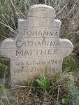 MATTHEE Johanna Catharina 1941-1942