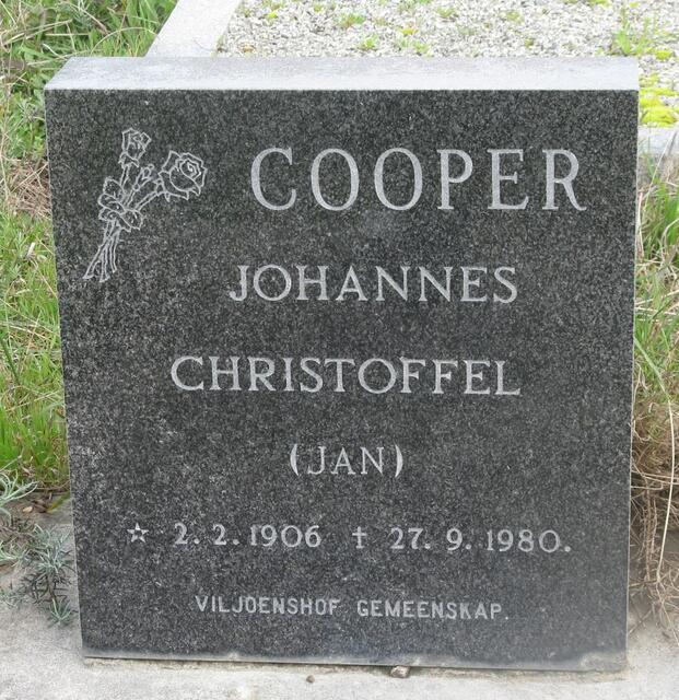 COOPER Johannes Christoffel 1906-1980