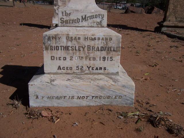 BRADFIELD Wriothesley -1915