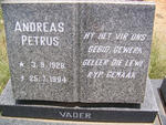 MALAN Andreas Petrus 1928-1994