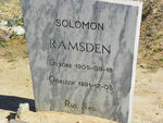 RAMSDEN Solomon 1905-1991