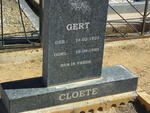 CLOETE Gert 1923-1990