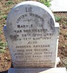 HEEVER Mary Ethel, van den 1897-1897 :: VAN DEN HEEVER Jurgens Abraham 1899-1900