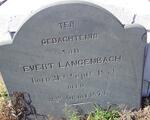 LANGENBACH Evert 1854-1874