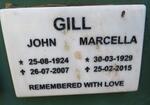 GILL John 1924-2007 & Marcella 1929-2015