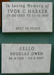 HARKER Ivor C. 1930-1997 :: LELLO Douglas Owen 1918-1997