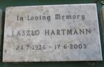 HARTMANN Laszlo 1936-2003
