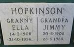 HOPKINSON Jimmy 1908-1988 & Ella 1908-1996
