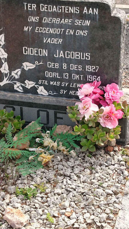 CLOETE Gideon Jacobus 1927-1964