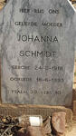 SCHMIDT Johanna 1916-1993