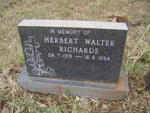 RICHARDS Herbert Walter 1919-1994