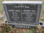 BONELLE Margret 1912-1972 :: BONELLE Anthony John 1946-2000