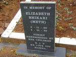 BHIKARI Elizabeth 1920-1993