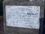 PUGSLEY Ernest Osmond -1955 & Barbara -1974