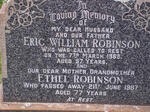 ROBINSON Eric William -1966 & Ethel -1987
