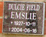 EMSLIE Dulcie Field 1927-2004