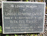 EMSLIE Lindsay Kenwood 1921-1977 & Rita Ivy LONG 1925-1984