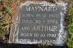? Arthur 1910-1982 :: ? Maynard 1920-1974