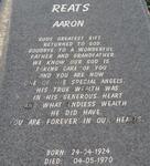 REATS Aaron 1924-1970
