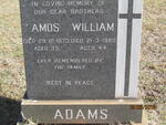 ADAMS Amos -1973 :: ADAMS William -1980