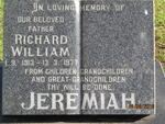 JEREMIAH Richard William 1913-1977