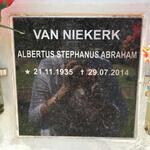 NIEKERK Albertus Stephanus Abraham, van 1935-2014