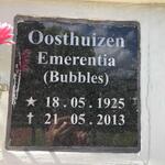 OOSTHUIZEN Emerentia 1925-2013