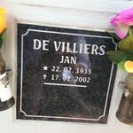 VILLIERS Jan, de 1935-2002