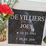 VILLIERS Joey, de 1911-2008