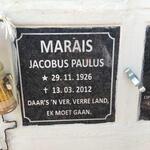 MARAIS Jacobus Paulus 1926-2012